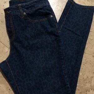 Cheetah print Jeans